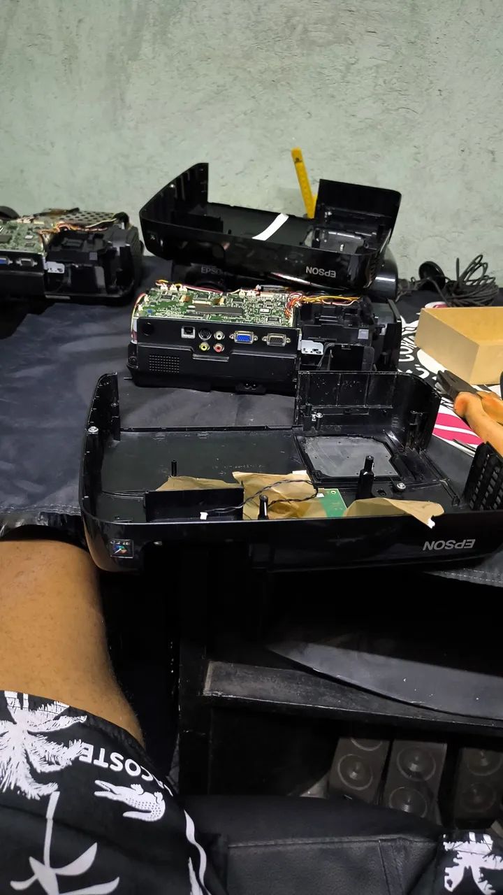 projetor S5 com detalhes usar pecas funcionava 