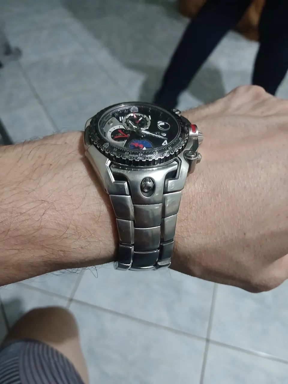 relógio masculino Orient Flytech Titanium MBTTC001 - Foto 3