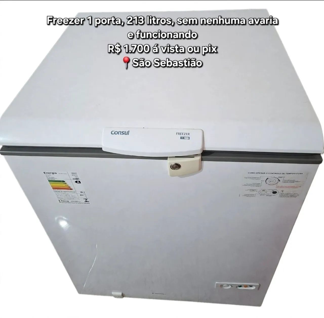 Freezer horizontal 