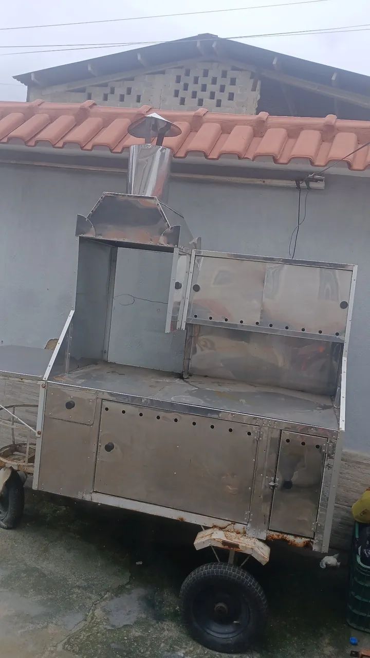 Carrinho de churrasquinho inox  - Foto 4