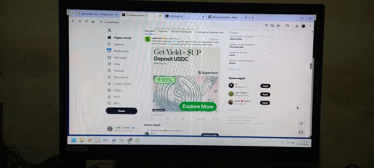 Monitor LG 19,5 Polegadas muito novo!  - Foto 2