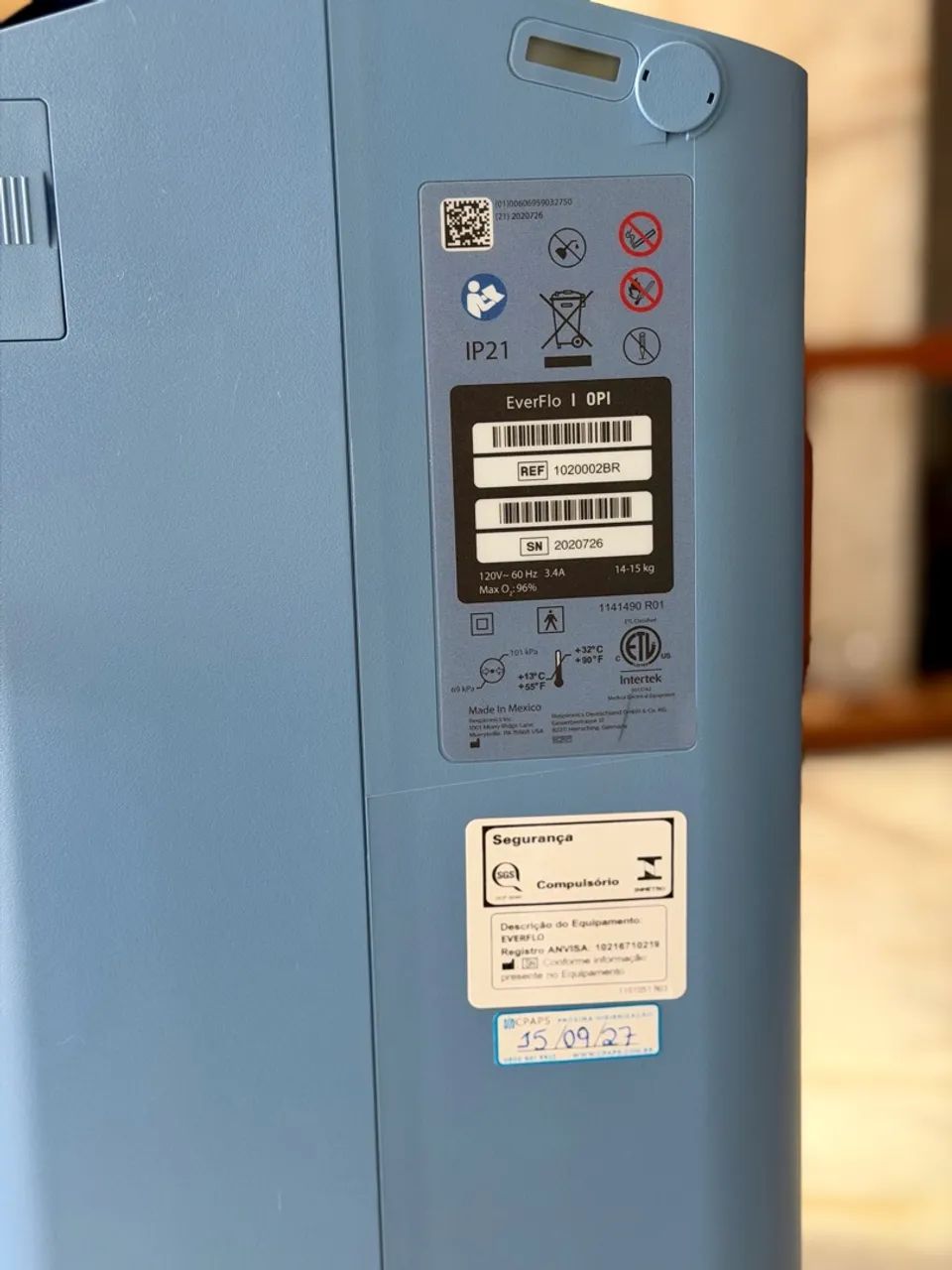Concentrador Philips 5L - Foto 5