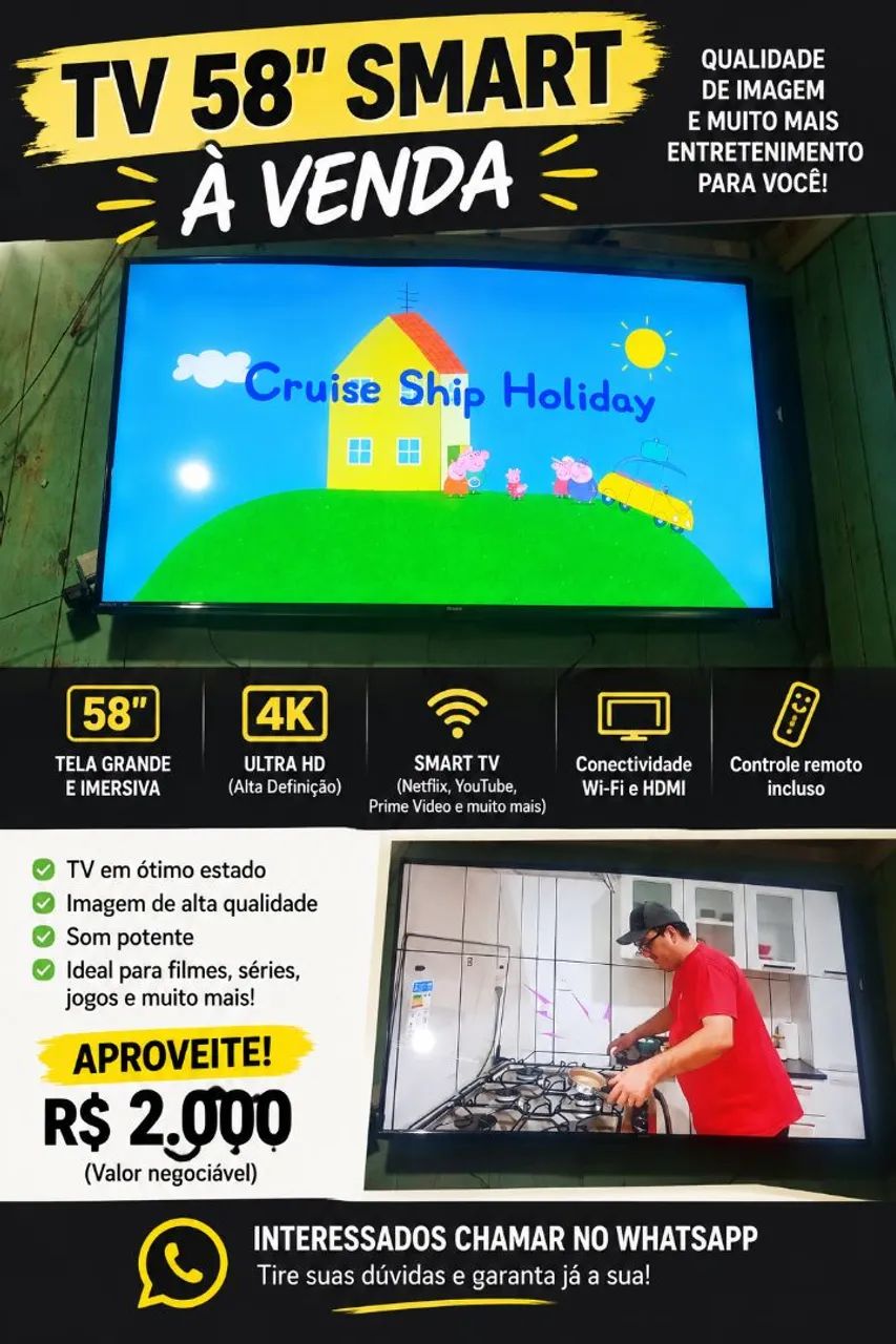 TV 58 POLEGADAS Philco 
