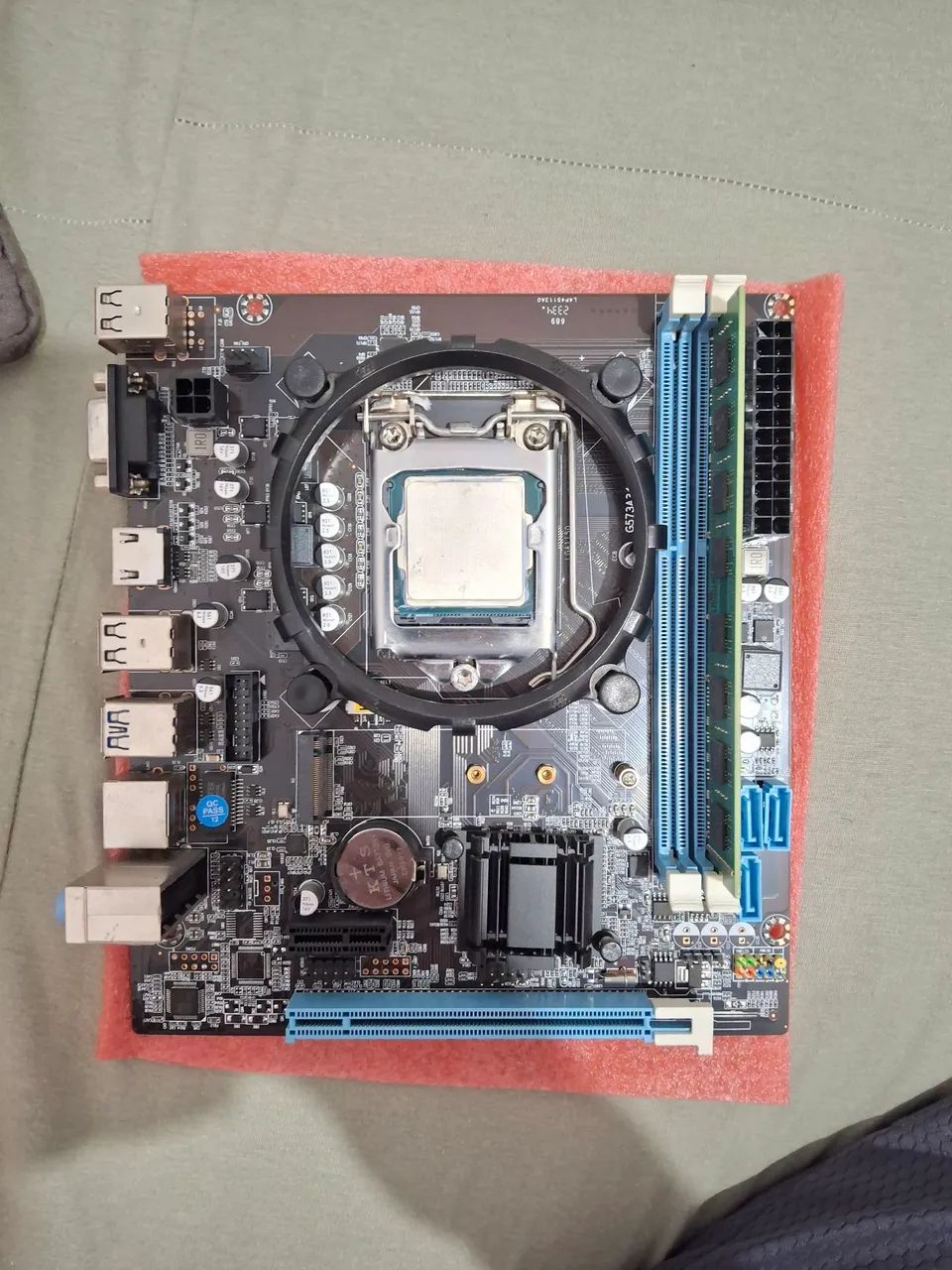 Kit I5-4570, placa mãe BMBH81, 1 pente de ram ddr3 (8gb) e cooler 65 tdp