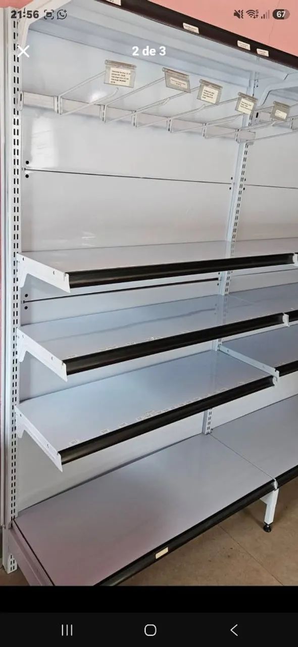 Gôndolas parede estado novo  - Foto 3