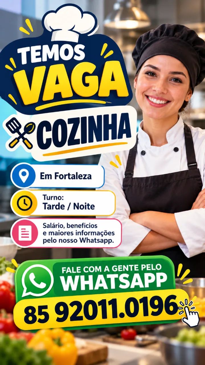 VAGA - COZINHA DE PADARIA
