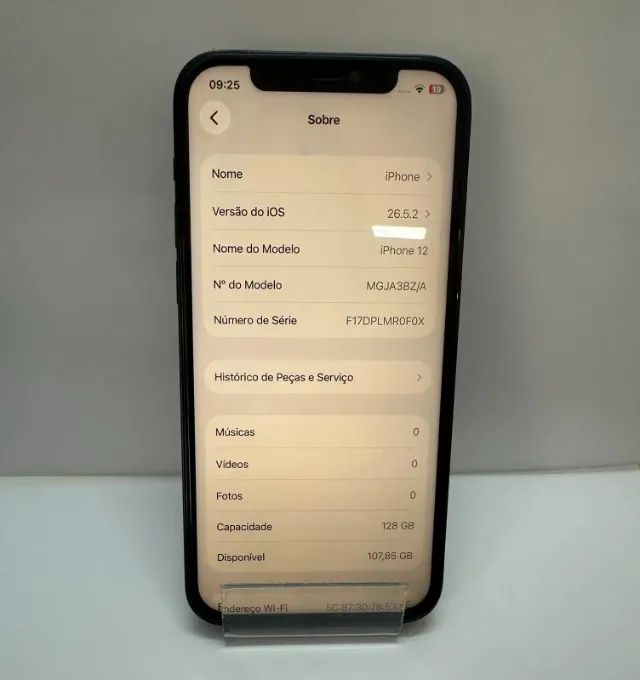 iPhone 12 de 128GB na cor preta - Celulares e Smartphones - Centro