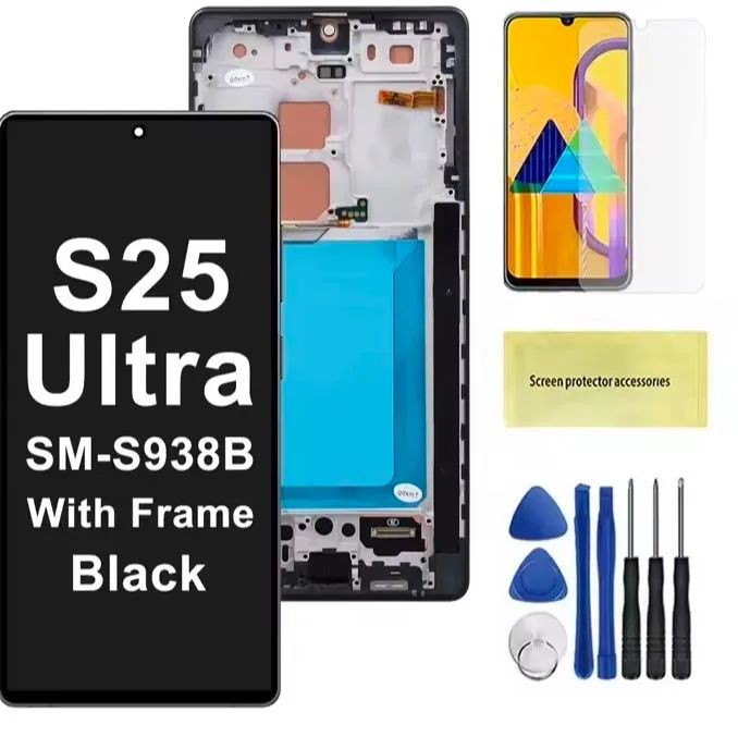 Tela TFT Importada S25 Ultra Black /Sem Digital