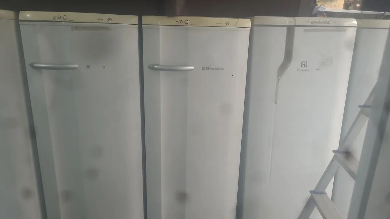 Temos vários modelos de geladeira todas funcionando perfeitamente 