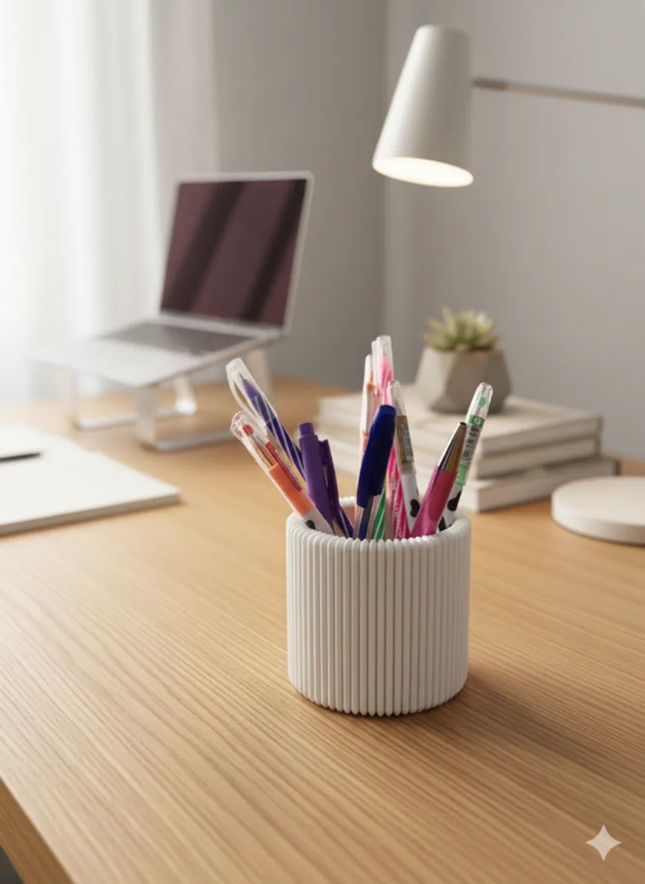 Porta Lápis, moderno com estilo minimalista.