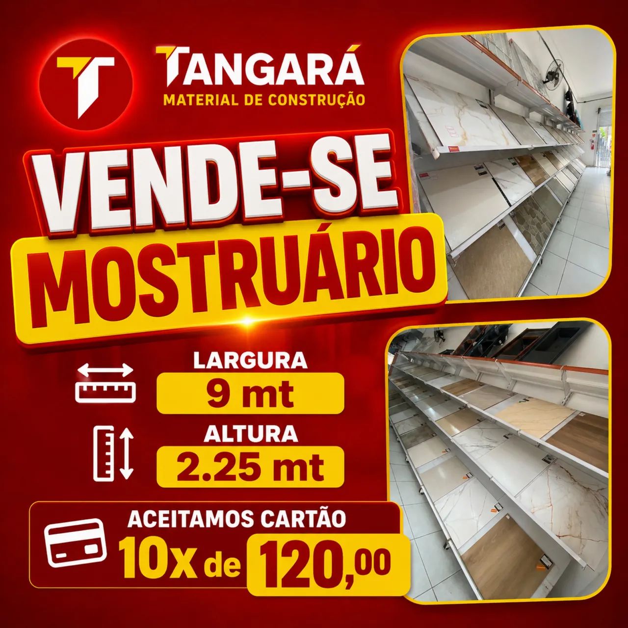 Mostruário a venda 