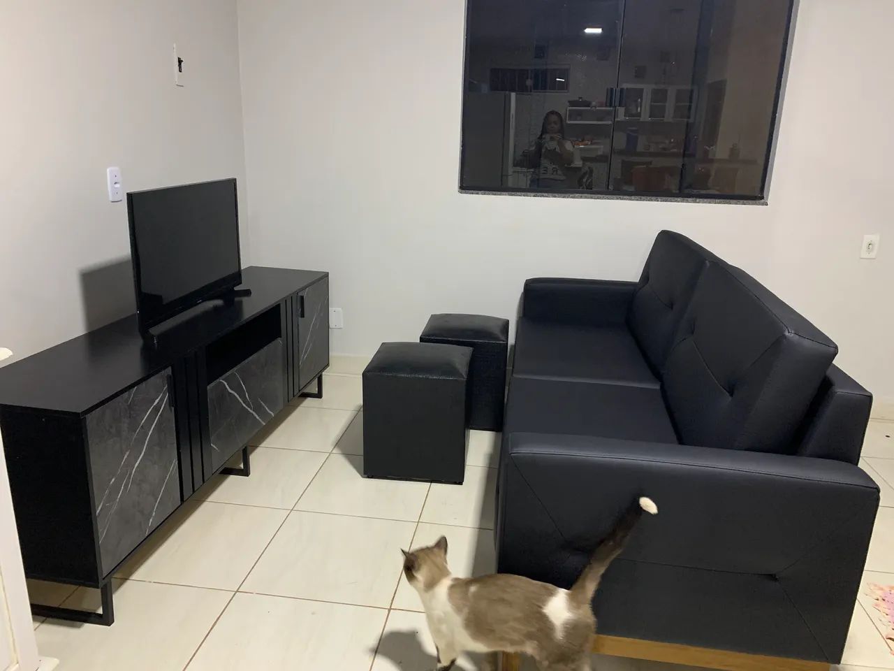 Sofá moderno usado - Se for golpe nem tente!  - Foto 3
