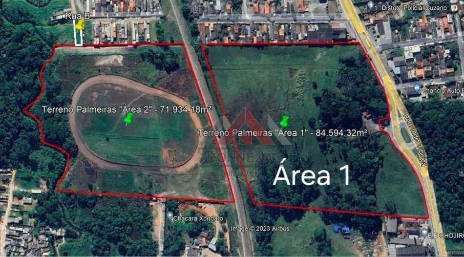 Área à venda, 84594 m² por R$ 25.500.000,00 - Palmeiras de São Paulo - Suzano/SP