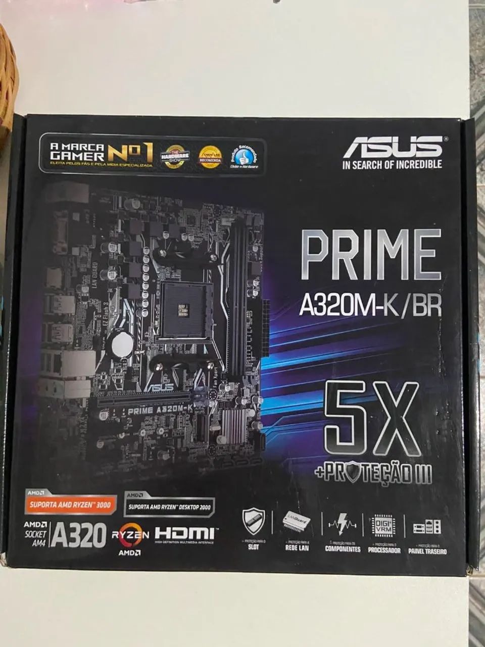PLACA MAE PRIME A320M-K/BR ASUS - Foto 2