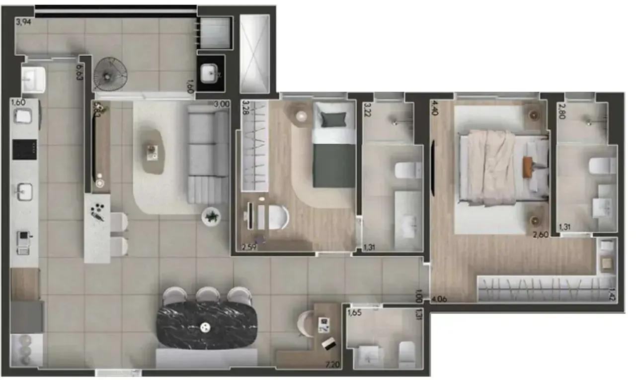 PLANTA 87m²
