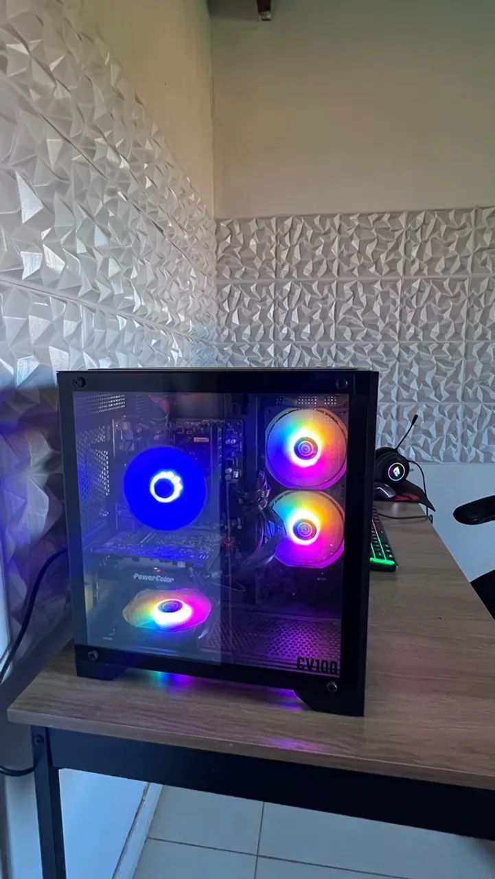 Pc gamer completo + cadeira e mesa  - Foto 3