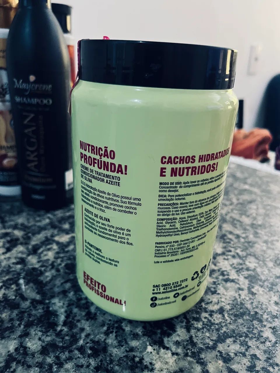 MASCARA CONCENTRADA DE AZEITE DE OLIVA - Foto 2