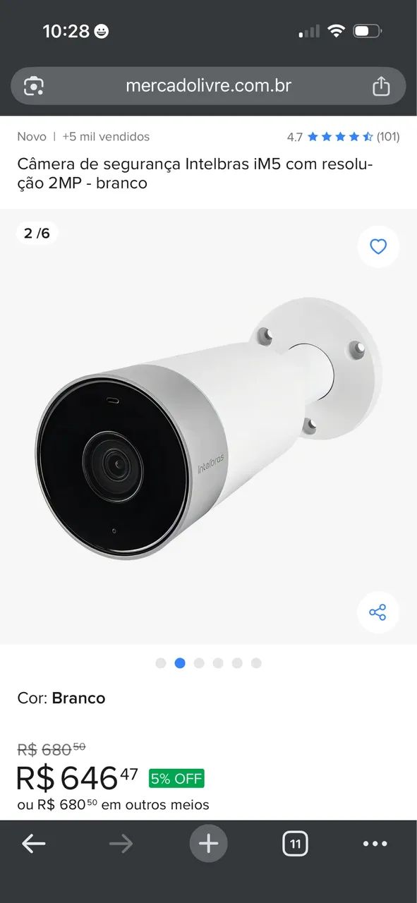 Câmera intelbras