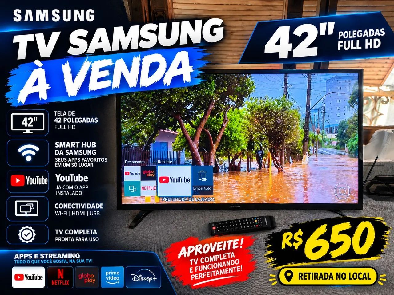 Tv Samsung 42 Smart hub 