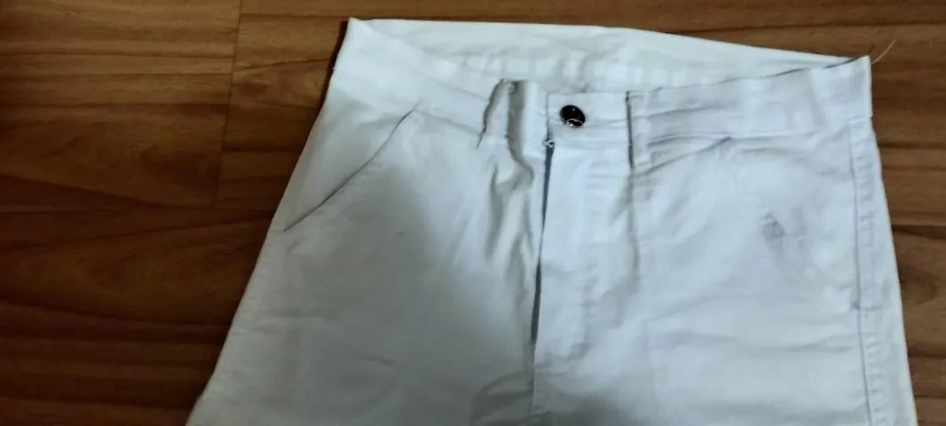 Calça branca masculina 42 - Foto 4