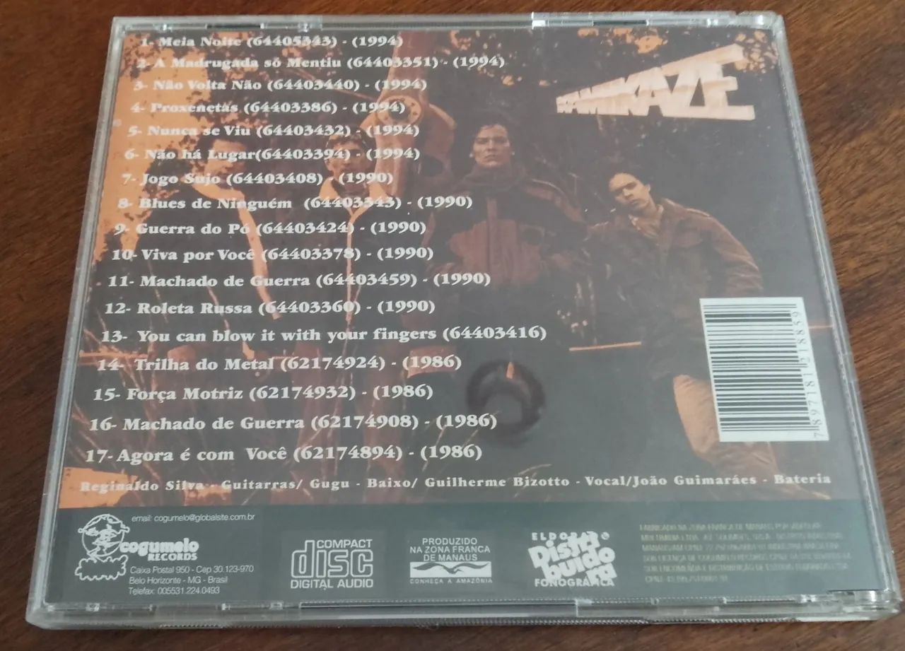 CD Kamikaze (Prensagem de Época) - Foto 4