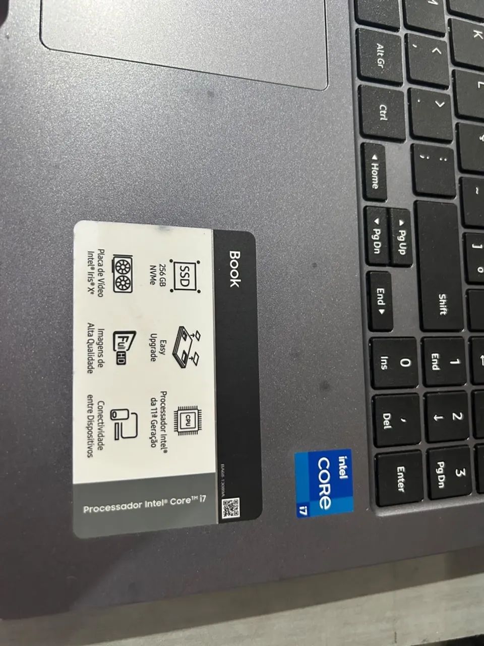 Notebook Intel Core i7 c/ 8gb de RAM e 237 gb - Foto 2
