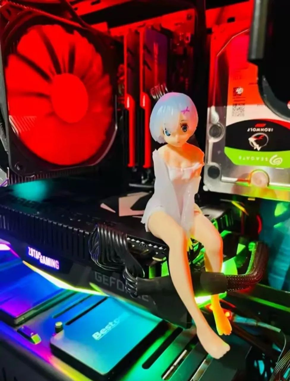 Boneca estatueta Re Zero em pvc - Foto 5