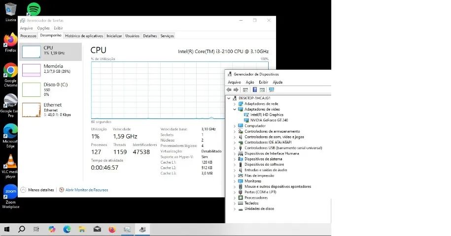 Desktop i3 2100, SSD 240GB, 8 RAM - Foto 2