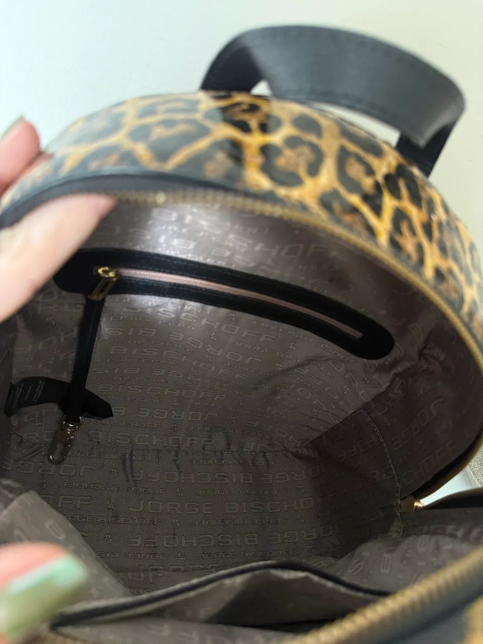 Mochila em couro Jorge Bischoff - Foto 4