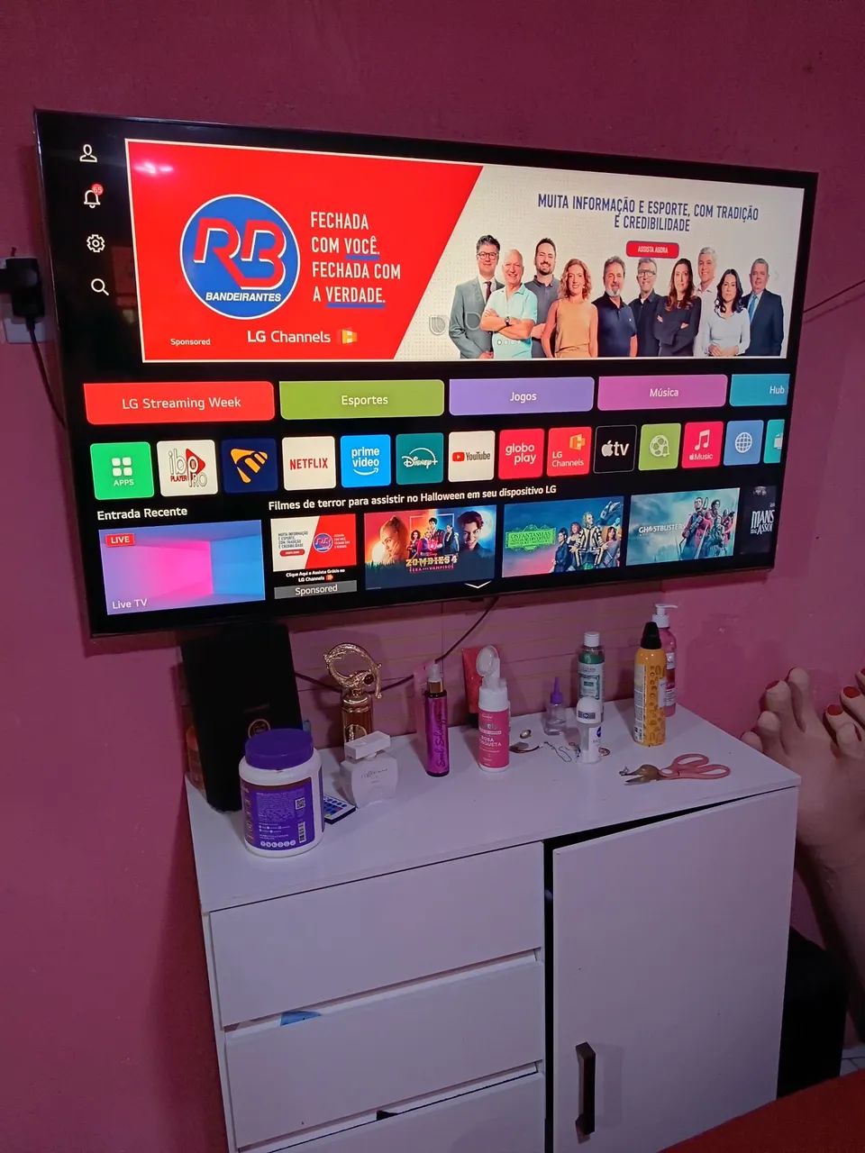 Televisão de 55 com comando de voz e IA nela  - Foto 2