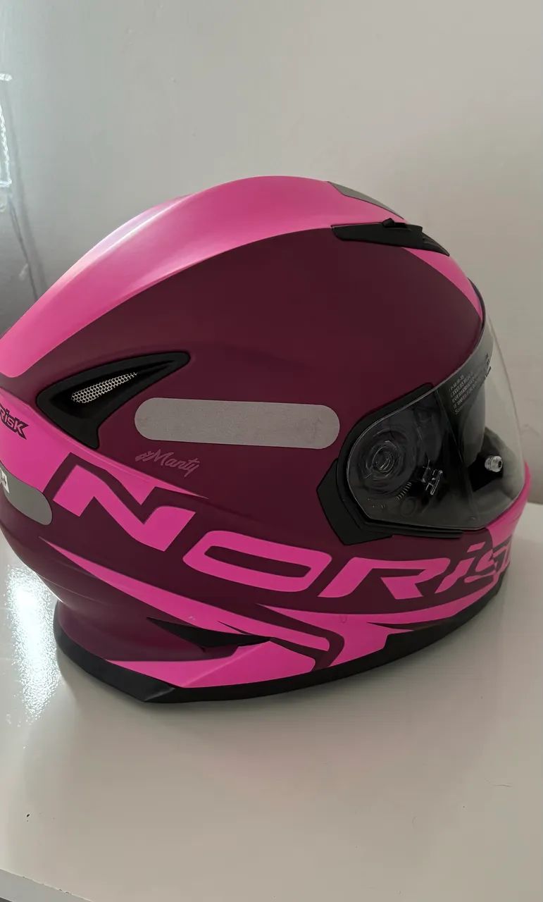 CAPACETE NORISK SOUL MANTY ROSA -Tamanho 56 - Foto 4