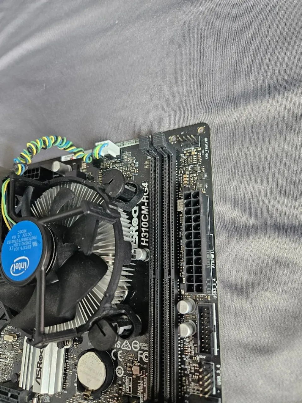 Placa mãe ASRock H310M-RG4 i3 9100F - Foto 2