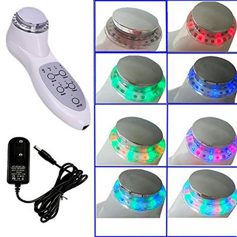 Ultra Som Fisioterapia 3 Mhz Portatil Fototerapia Massageador Facial Com Fototerapia LED - Foto 3