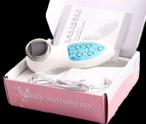 Ultra Som Fisioterapia 3 Mhz Portatil Fototerapia Massageador Facial Com Fototerapia LED