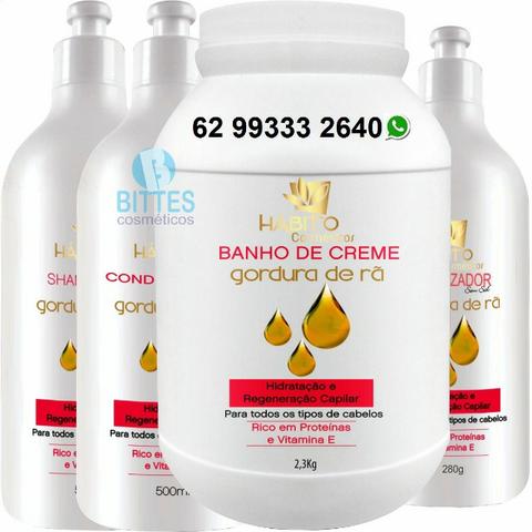 Hidratação Capilar Shampoo 500 ml Condicionador 500 g Mascára 2,3 Kg 2 Leave 280 g Barato