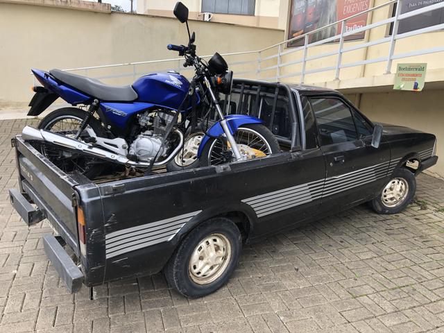 Pampa 91 1.8 ap 3 lugares e GNV legalizado troco moto - Foto 8