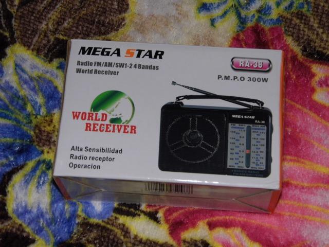 Megastar radio am/fm/sw 110/220v som forte fantastico caixa lacrada em P.Alegre-rs