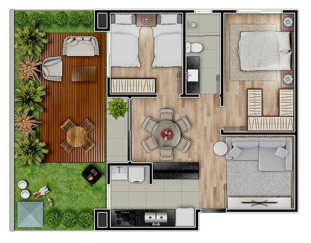 Apartamento em Condomínio Fechado - Spazio Bello - Foto 7