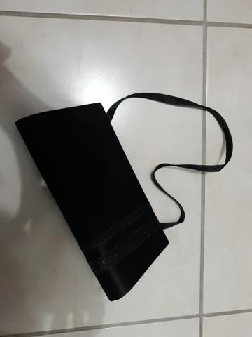 Bolsas carteira modelo festa cores prata e preto - Foto 5
