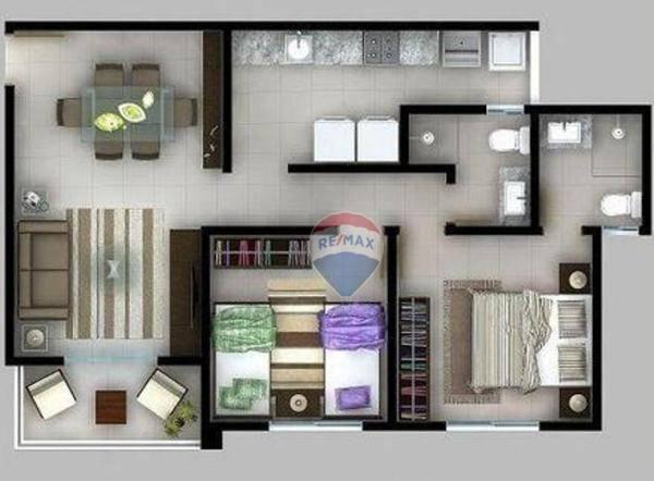 Apartamento com 2 dormitórios 70 m² - planalto - natal/rn - Foto 11