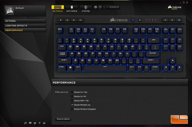 Teclado Gamer Corsair K63 Wireless Led Blue Mecânico - Semi Novo - Foto 6