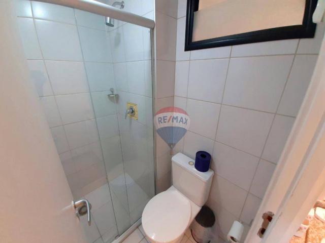 Apartamento mobiliado em Ponta Negra, andar alto e linda vista - Foto 14