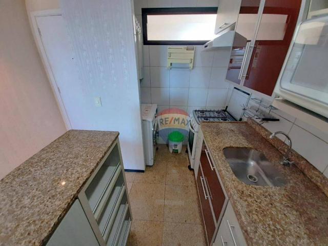 Apartamento mobiliado em Ponta Negra, andar alto e linda vista - Foto 19