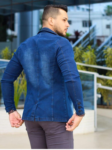 jeans encerado masculino