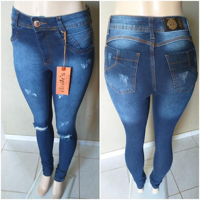 calça jeans com lycra feminina no atacado