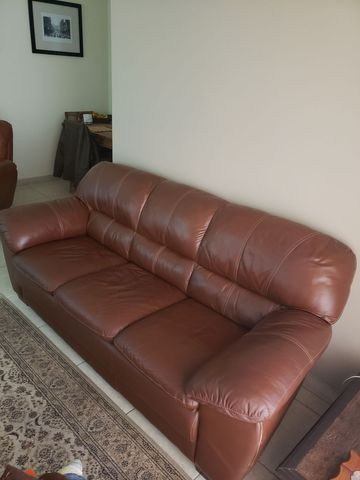 Sofa 100% couro legitimo 3 lugares - Foto 3