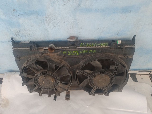 Kit radiador de água com defletor duas ventoinhas Nissan centra 2008 