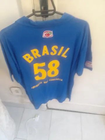 Camisa seleção brasileira campeã mundial 1958 tamanho M  - Foto 2