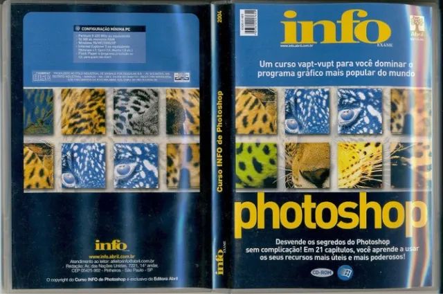 Coleção Info Exame Curso De Photoshop Software Gráfico - Foto 3