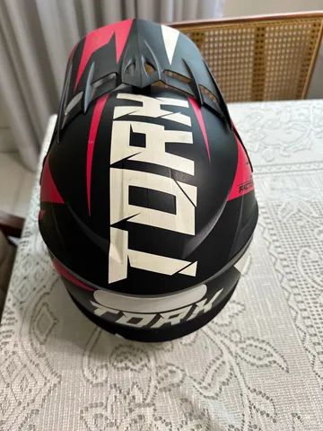 Capacete Motocross Infantil Lançamento Menino Menina Pro Tork